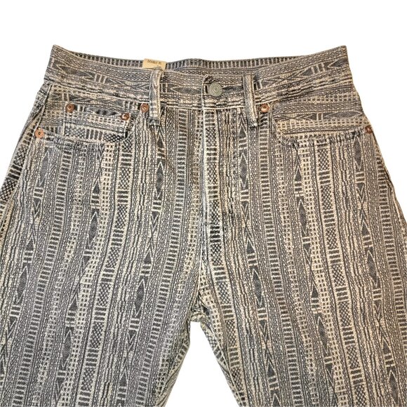 Ralph Lauren RRL Southwestern Printed Vintage Straight Leg Jeans - Picture 5 of 14